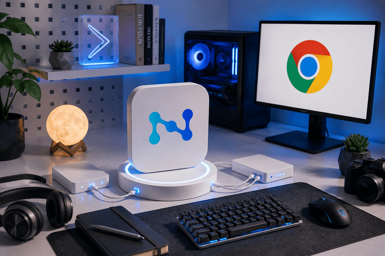 Настройки Google Chrome на Windows и macOS с параметрами прокси-сервера / Google Chrome settings on Windows and macOS with proxy server configuration