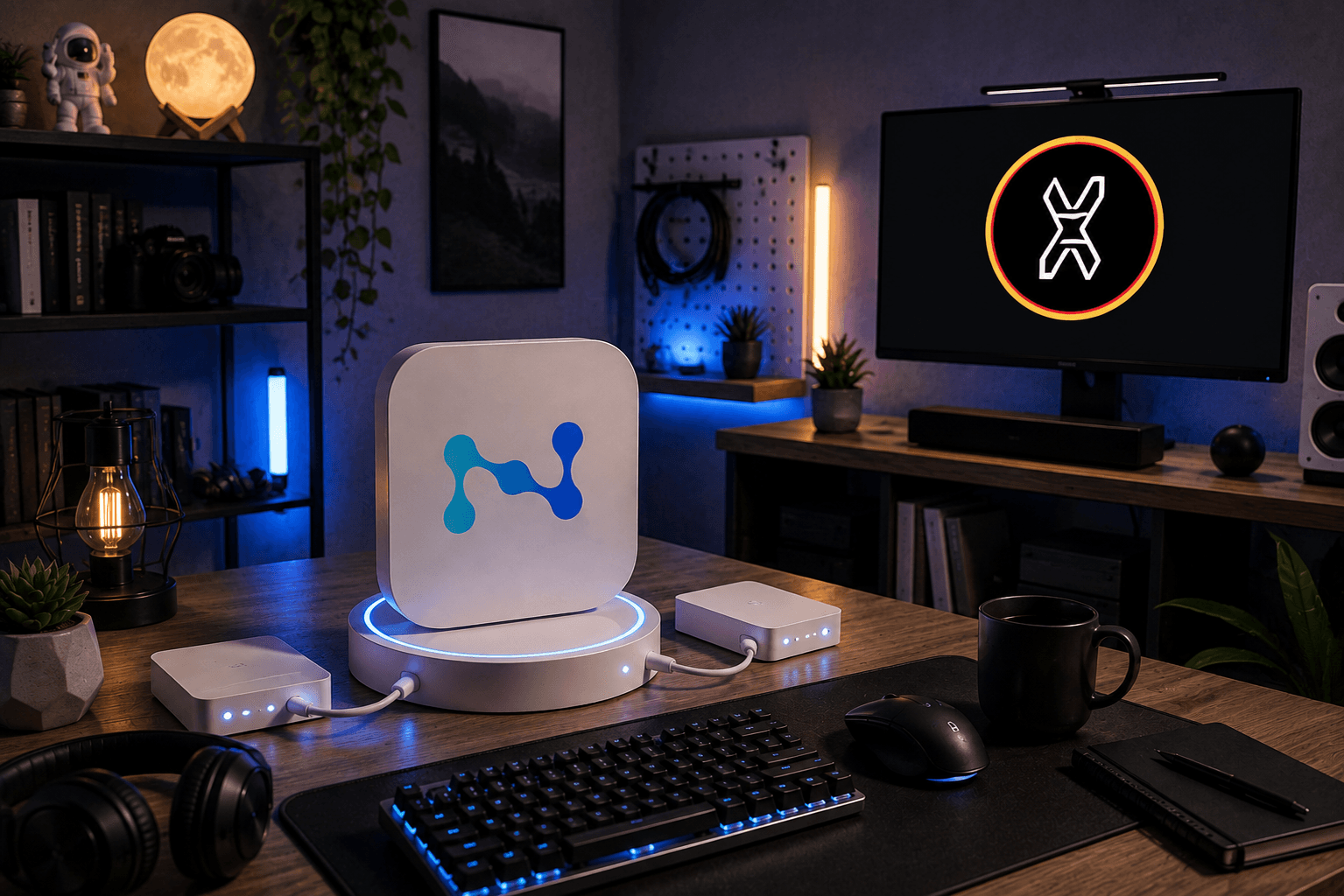 Настройка системного прокси Windows и профиля X-Browser с параметрами подключения / Windows system proxy and X-Browser profile configuration with proxy connection settings