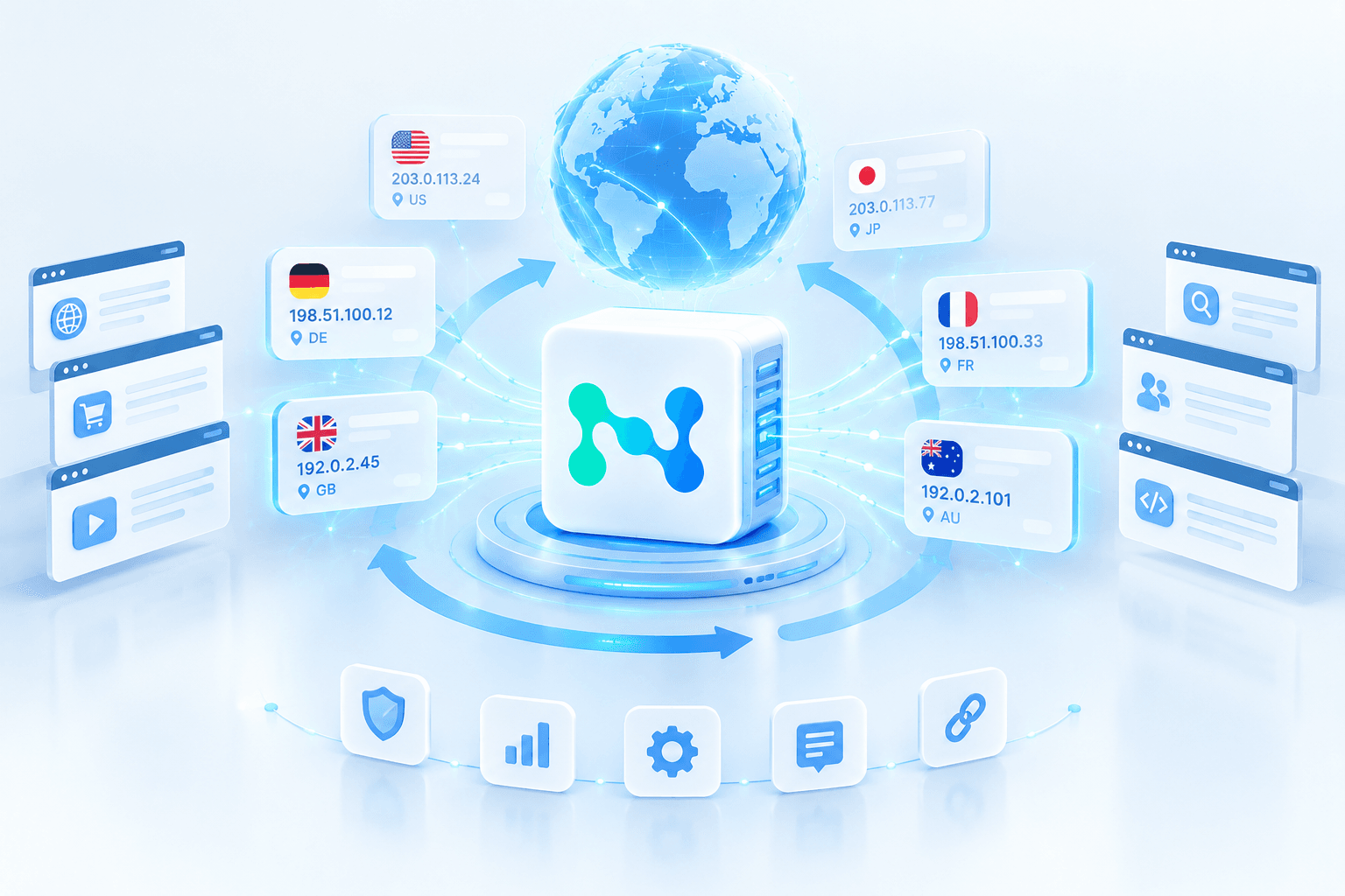 Rotating proxies: how they work, key differences, and use cases / Ротационные прокси: принцип работы, особенности и сценарии применения