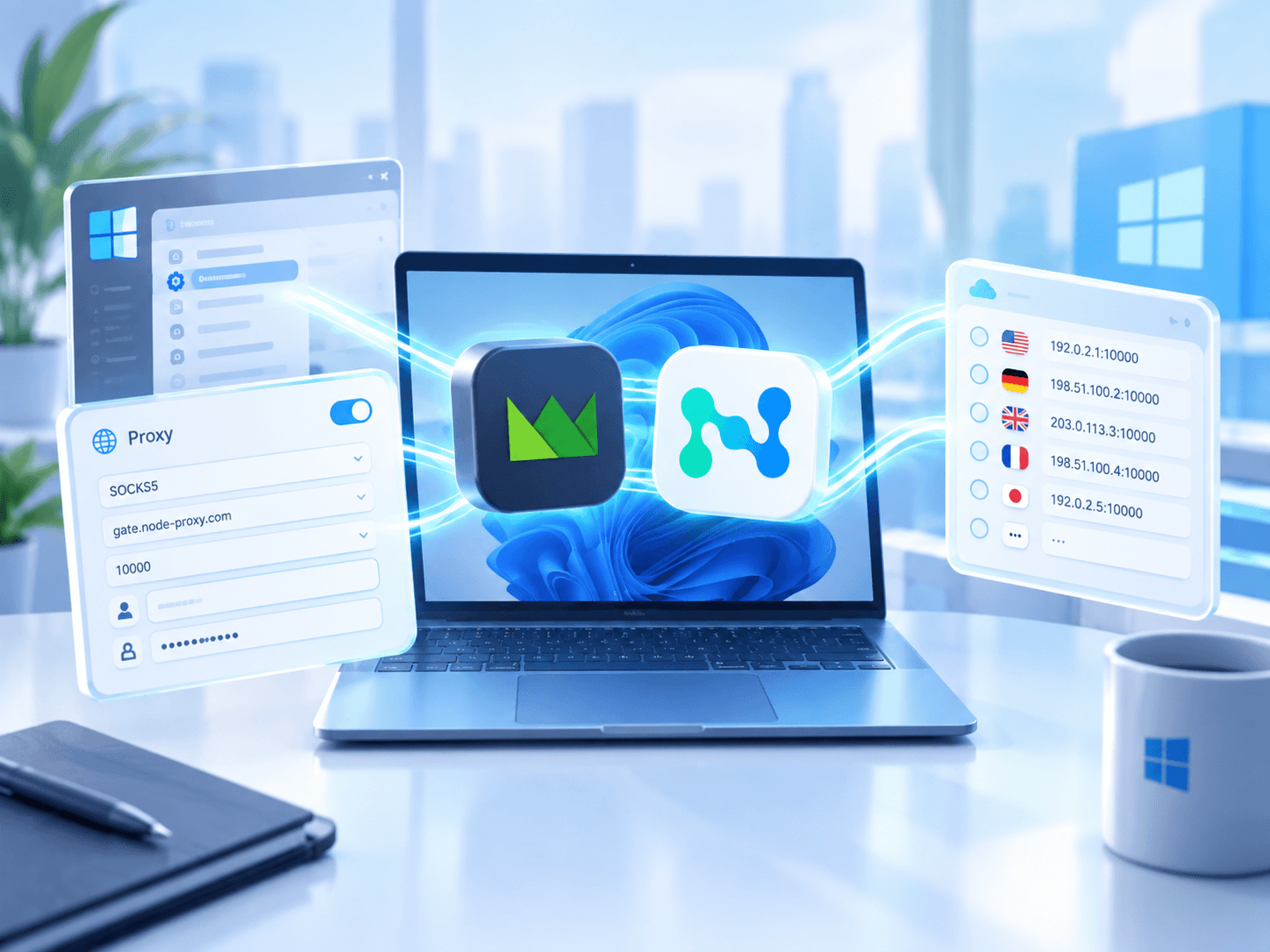 Настройка прокси на Windows с помощью Throne и Node Proxy / Setting up a proxy on Windows with Throne and Node Proxy