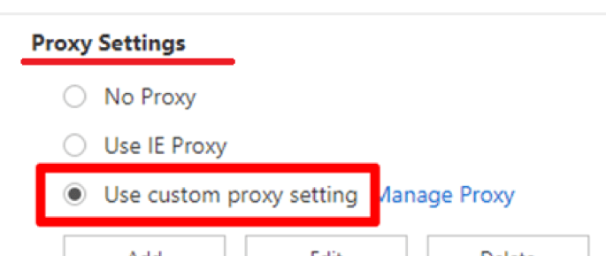 Настройки Proxy Settings в Maxthon / Proxy Settings in Maxthon