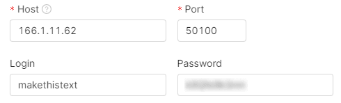 Форма настройки прокси в Octo Browser с полями IP Address, Port, Username и Password / Octo Browser proxy configuration form with IP Address, Port, Username, and Password fields