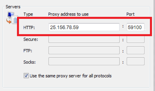 Настройки прокси для разных протоколов в Windows / Proxy settings for different protocols in Windows